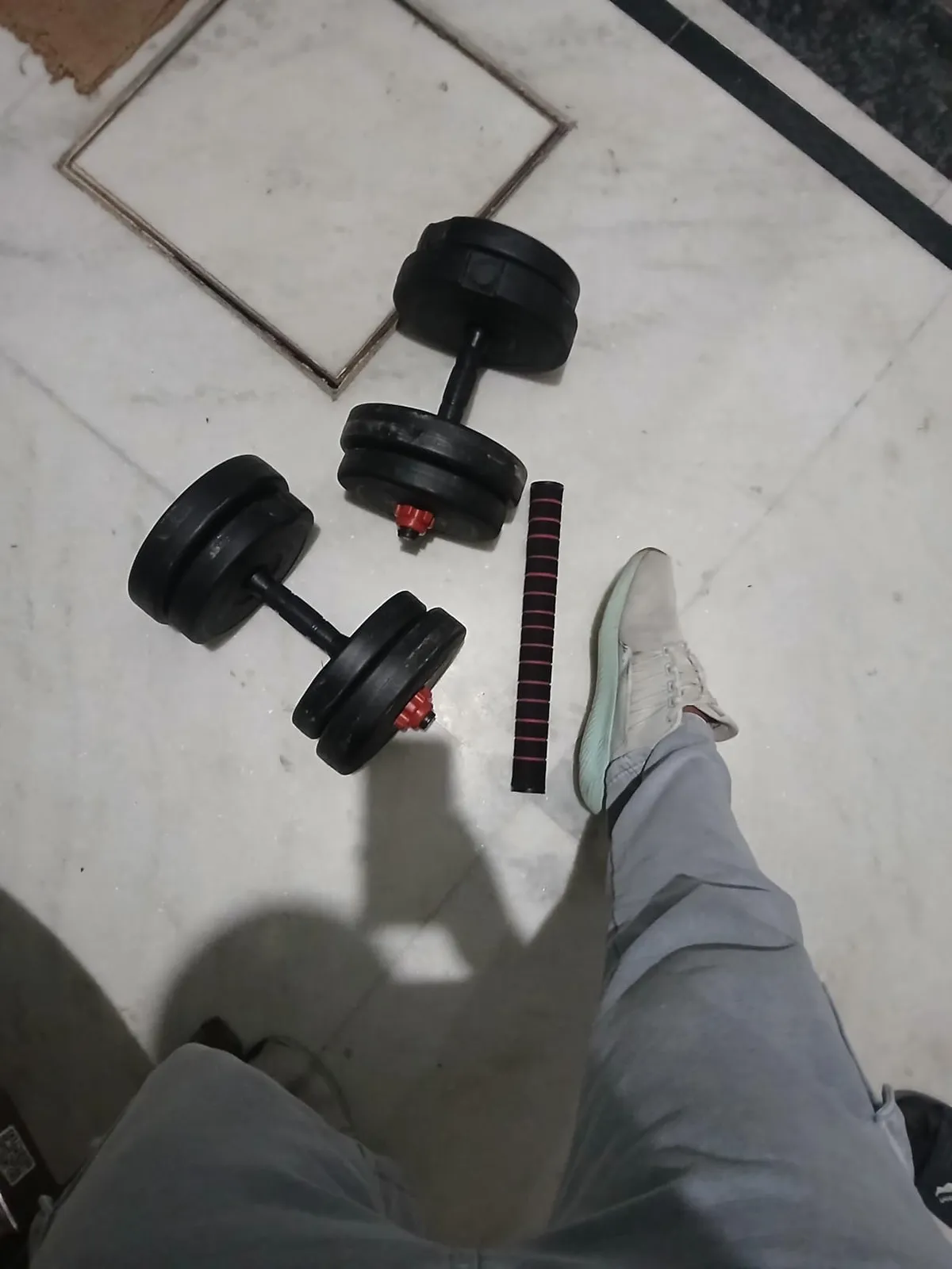 Protoner PVC 3 in 1 convertible DM 4-40 Kg Dumbbells Set and Fitness